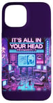 iPhone 15 It's All In Your Head Cyberpunk Japanese Vaporwave Aesthetic Case