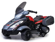 Feber - MotorSpider 12V, autoportée électrique, avec Trois Roues pour la stabilité majeure, Moto pour Les Enfants de 3 Ans Recommenéd (Famosa 800012840)