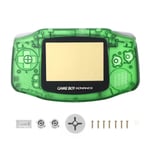 Transparent Full Set för Case Cover Frame Reparation Parts Kit För GameBoy Advance f  (FMY) transparent green