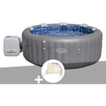 Kit spa gonflable Bestway Lay-Z-Spa Santorini rond HydroJet Pro 5/7 places + Auvent