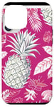 Coque pour iPhone 12 Pro Max Festive Tropical Ananas Coque de téléphone Motif Noël