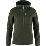 Fjällräven Womens Keb Fleece Hoodie (Grön (DEEP FOREST/662) XX-small)