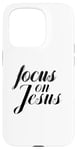 Coque pour iPhone 15 Pro FOCUS SUR JÉSUS, mème de l'Église chrétienne flou et flou