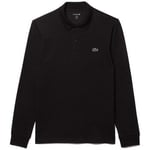 T-shirt Lacoste  Regular Fit Long Sleeve Cotton Blend Polo Shirt Black