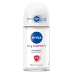 NIVEA Antiperspirant Deo Dry Comfort Roll On 50 ml