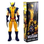 (Wolverine) Marvel Avengers 12 tum Actionfigurer Titan Hero Series Barnleksaker Barn M