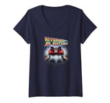 Back To the Future "Ritorno Al Future" T-Shirt avec Col en V