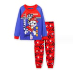 PAW Patrol Pyjamas Set Barn Långärmade Byxor Set Sovkläder Röd red 110cm