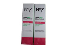 No7 Skincare Derm Solutions Rosacea Redness Moisturising Treatment Serum X2 25ml