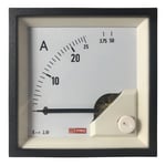 Rs Pro - Ampèremètre analogique de panneau v c.a. Echelle 50 (Input)A, 72mm x 72mm ( Prix pour 1 )