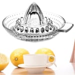 Glass Lemon Juicer Transparent Orange Juicer Durable Lemon Squeezer