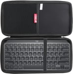 Hermitshell Etui De Transport Rigide Pour Clavier Sans Fil Lumineux Sans Fil Logitech Mx Keys Mini Noir