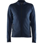 FLEECE 47352539 MARINEBLÅ, S