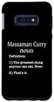 Coque pour Galaxy S10e Massaman Curry Lovers / Faux dicton drôle