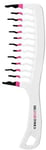 Big Hair Tools XL Size Wavy Wide Tooth Comb, White