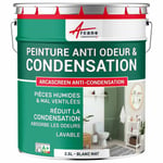 Peinture anti condensation anti odeur moisissure Blanc 2.5 L