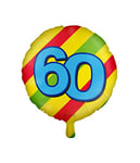 ballons en aluminium Happy 60 ans