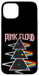 iPhone 15 Plus Pink Floyd The Dark Side of the Moon Pyramid Christmas Tree Case