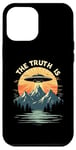 iPhone 12 Pro Max THE TRUTH IS UFO Mountain Sunset Case