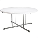 Table d'appoint Lifetime Blanc 152 x 75,5 x 152 cm Acier Plastique