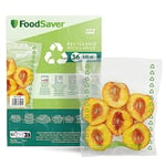 FoodSaver Sacs d’emballage sous vide - Sacs alimentaires recyclables et réutilisables - Conservent la fraîcheur de vos aliments jusqu’à 5 fois plus longtemps - Sans BPA - 36 sacs (20cm x 25cm ; 0,94l)