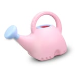 Arrosoir pour enfants en forme d'&eacute;l&eacute;phant, jolie bouilloire en plastique, jouet de jardinage, 1,5 l, rose