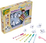 Crayola Washimals Animaux de Compagnie - Baby Nursery, Set Avec 5 Chiots