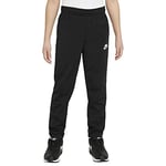 NIKE Unisex Kids Nsw Futura Poly Cuff Tracksuit, Black/Black/Black/White, 158 UK