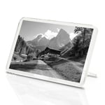 Classic Magnet With Stand - BW - Kaiser Mountain Austria #38235