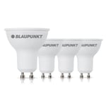 BLAUPUNKT LED GU10 Light Bulb – Spot – Room Lighting – 5W – Replacement of 50W – Warm White 2700K – 450 Lumens – Energy and Cost Saving Light – GU10 LED Bulb – Pack of 4