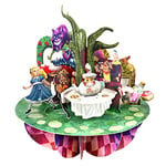 Santoro Pirouette, 3D Pop Up Greeting Card - Alice In Wonderland - For Her, For Kids, Birthday, Party