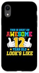 iPhone XR This is what an awesome 12 year old looks like 12th birthday Case