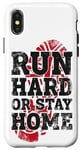 iPhone X/XS Running Runner Half Marathon Vintage Run Hard Or Stay Home Case