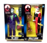 JOKER & HARLEY DC Comics Vintage 90's BATMAN Animated Series 12" toy figures