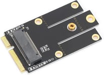 NGFF Key A M.2 vers Mini Carte Adaptateur PCI-E, NGFF vers PCI-E Converter Moudle, 7260 8260 8265 9260 AX200 AX210, pour Windows, pour Linux, pour Vista, pour Mac 10