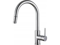 Bateria Kuchenna Sourcing Kitchen Faucet With Pull-Out Hose Alveus Delos Chrome