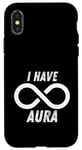 Coque pour iPhone X/XS I Have Infinite Aura : Design Aura Limitless And Maximum