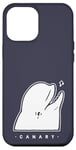 iPhone 13 Pro Max Minimal, line art of a happy whale. The canary of the sea. Case