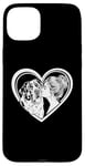 iPhone 15 Plus Saint Bernard Mom Dog Art Valentine's Day Heart Case