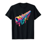 Dripping Paint Art Didgeridoo Yidaki Musician T-Shirt