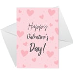 Romantic Valentines Day Card for Him For Her Boyfriend Wife Husband Partner