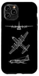 Coque pour iPhone 11 Pro Hercules Turboprop C130 Avion de transport tactique