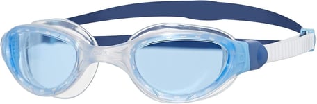 Zoggs Phantom 2.0 Adult Swimming Goggles, UV One Size, White/Blue/Tint 