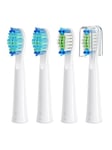 Bitvae Hammasharjan vaihtopäät Toothbrush tips D2 (White)