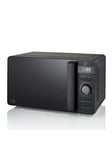 Swan Stealth 20L Digital Microwave - Black