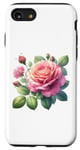 Coque pour iPhone SE (2020) / 7 / 8 Rose de jardin imprimé graphique fille