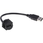 Connecteur usb Mini Femelle Rs Pro Montage panneau, Droit ( Prix pour 1 )