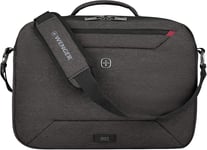 Wenger MX Commute 16" Grey Laptop Bag W/ Tablet Pocket & Backpack Straps 611640