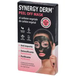 SYNERGY DERM® Peel Off Mask Masque au charbon végétal Masque(S) Pour Le Visage 4x7 g