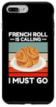 Coque pour iPhone 7 Plus/8 Plus Vintage French Roll appelle I Must Go Food Lover